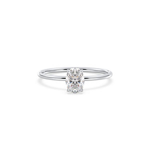 REYES Exquisite IGI Certified HPHT CVD Lab Grown Diamond Hidden Halo Engagement Ring in 14K 18K Solid Gold Women Fine Jewelry - Product Image 2