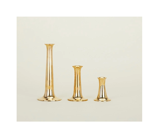 Support de bougie en métal doré de luxe pour mariage, événement festif, support de bougie moderne fait main en fer pour décoration de table à la maison - Product Image 6