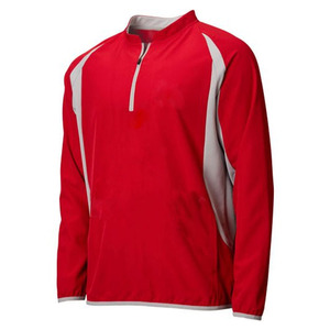 Custom Made Baseball Softball Cage <b>Jacket</b> Quarter Zip <b>Jacket</b> Long Sleeve <b>Pullover</b> Style Short Sleeve <b>Men's</b> <b>Jackets</b> - Product Image 4