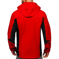 Chaqueta Softshell Premium, Tejido Elástico Resistente, Diseño Cómodo, Chaqueta de Invierno, Adecuada para Correr, Chaqueta Softshell Informal para Hombre