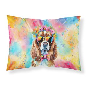 CAVALIER spaniel hippie dawg ปลอกหมอนมาตรฐานน้ำหนักเบานุ่มพิเศษดูแลง่ายงานศิลปะตกแต่งหมอนอิงสินค้า - Product Image 1