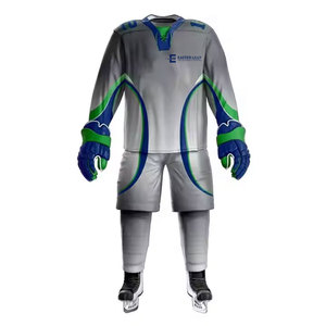 Uniforme de Hockey en Línea Cómodo y Personalizado, Disponible en Stock, 100% Poliéster - Product Image 1