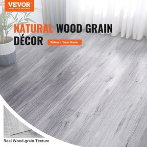 Piastrelle per pavimenti in vinile con venature del legno grigio chiaro, 36X6 pollici, 20 piastrelle, 0.62mm di spessore, per sala da pranzo - Product Image 2