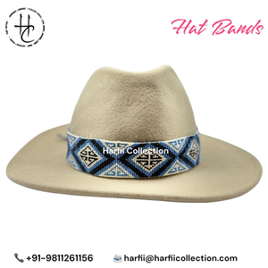 Banda para Sombrero de Lana Unisex de 21 Pulgadas con Diseño Estampado Vintage, Accesorio de Moda para Sombreros Fedora y Vaqueros, Estilo Casual para Exteriores - Product Image 5