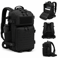 Sac à dos tactique 45L, sac à dos tactique imperméable, sac de randonnée en plein air, grande capacité, sac à dos MOLLE, OEM ODM