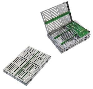 Boîte de Stérilisation Durable en Alliage d'Aluminium pour Instruments Chirurgicaux Laparoscopiques Manuels, Plateau pour Laparoscope, Dimensions 540*250*100 mm - Product Image 4