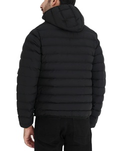 Custom <b>Men</b> Plus Size Casual Bomber Street Wear Puffer Jacket Waterproof Windproof Breathable Reversible Hood Spring Zipper 2026 - Product Image 4