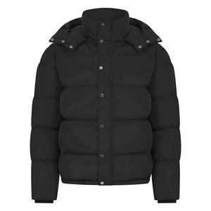 <b>Men</b> Fluffy Winter Coat Fashion Hooded 90 <b>White</b> Duck Down <b>Jackets</b> Ultralight Puffer Down Coat Portable Slim Down Parkas - Product Image 4