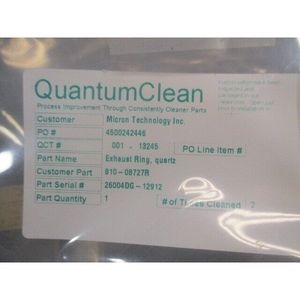 TEL 003521TQ-12912 แหวนกันรั่ว, ชิ้นส่วนอะไหล่, ควอตซ์ - อุปกรณ์และอะไหล่เซมิคอนดักเตอร์ระดับโลกที่เชื่อถือได้ - Product Image 5