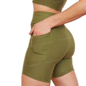 Ensemble de yoga et de sport 2 pièces pour femme, rouge, personnalisé, haute élasticité, respirant, imperméable, sans couture, avec legging uni à taille élastique - Product Image 5