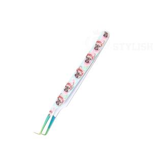 Vente en gros de pince à cils en acier inoxydable de la meilleure qualité pince à épiler d'extension de cils enduits de papier beauté pointue en vrac faux cils - Product Image 2