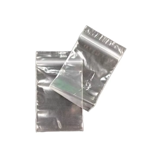 Sacs en plastique métallisés SYSTECH ME27-75 120x100mm en PEBD antistatiques ESD, anti-humidité, avec fermeture éclair pour pochettes verticales, pour l'alimentation - Product Image 4