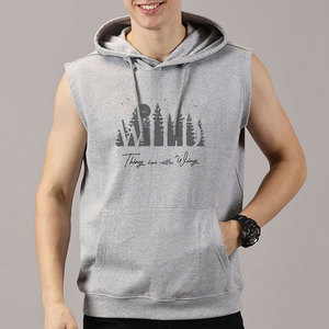 New <b>Workout</b> Vest Custom Logo Sportswear Gym Running Fitness Mens Tank Top <b>Hoodie</b> Sleeveless Sweatshirts - Product Image 1