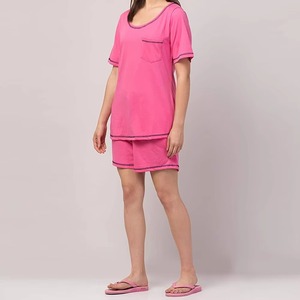 Ensemble 2 pièces de haute qualité pour la maison : T-shirt à manches courtes et short – Nouvelle collection été pour femme – Ensembles féminins 2026 - Product Image 5