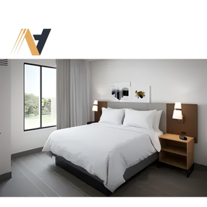 Ensemble de meubles de chambre à coucher de style moderne pour hôtel, taille Queen, pour la rénovation et le rebranding des chambres d'hôtes commerciales, Holiday Inn - Product Image 2