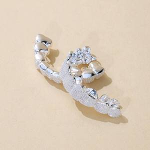 Grillz de Moissanita Personalizados en Plata de Ley 925, Capas Dentales Personalizadas para Hombres y Mujeres, Joyería de Moda de Lujo - Product Image 2