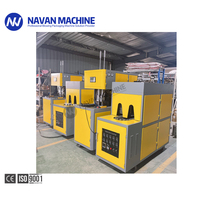 MAVAN-máquina semiautomática para hacer botellas de mascotas, máquina de moldeo por soplado, 800-1000BPH, 0,1-2L