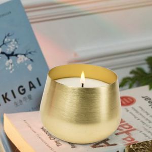 <b>Small</b> Brass Candle Vessels Decorative Candle Making Container For Home Interior Accent And <b>Table</b> Ornament - Product Image 5