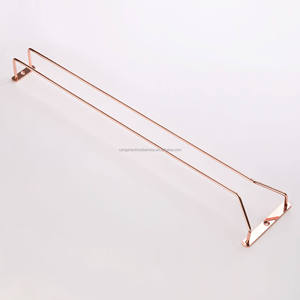 Glass Hangers Chormed Gold Copper Antique Bronze Gun Black Modern Reusable Iron Wine Henry Foodservice <b>Bar</b> <b>Tools</b> - Product Image 5