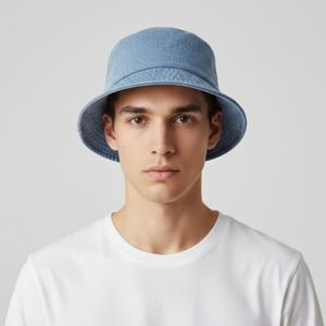 Modern Unisex Denim Camouflage <b>Bucket</b> Hat Sun Protection Breathable Ski & Fishing Outdoor Travel Easy <b>Fold</b> Casual - Product Image 2