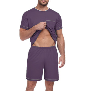 Ensemble short homme 2 pièces été avec 2 shorts et une chemise en molleton pour adultes, impression de logo personnalisée - Product Image 4