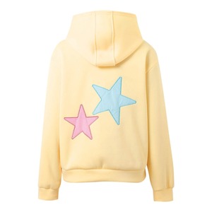 Sudadera con Capucha Personalizada con Logotipo, para Mujer, Mezcla de Algodón y Poliéster, Felpa de 320, 340, 360 Gramos, Diseño Gráfico de Estrella Y2K, Parches Bordados Extra Grandes - Product Image 3