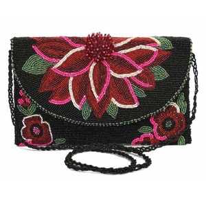 Hot Selling Pineapple Glass Beaded Clutch Bag Stylish Beaded Handbag Elegant Beaded <b>Purse</b> Perfect for Gifting or Occasion - Product Image 5