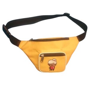Multi-Functional Corduroy Waterproof Zipper Closure Barrel-shaped Waist Bag Men Women Sports Crossbody <b>Letter</b> Fashion Gift - Product Image 5