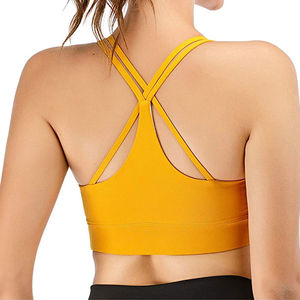 Soutien-gorge de sport léger et sans couture pour femme, personnalisable avec impression sur le devant, idéal pour la gym, le yoga, la course à pied – Vente en gros - Product Image 2