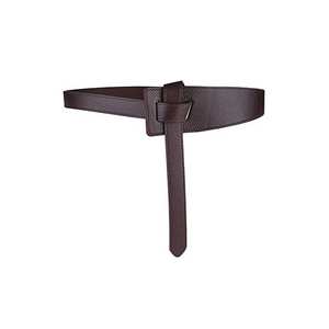 Ceinture en cuir épaisse et robuste avec bords renforcés, ceinture en cuir pleine fleur de qualité supérieure avec logo personnalisé imprimé et finition mate - Product Image 1