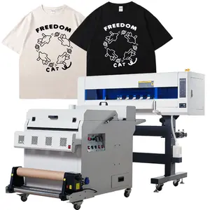 Imprimante DTF i3200 Tête directe bon marché PET Film numérique Textile T-shirt Machine d'impression Imprimante à jet d'encre 70 cm tout en un