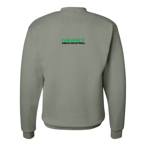 High Collar Protection Crewneck Sweatshirt Men Weather Proof Heavy Weight Outer Layer Fleece Active Uniform Coat - Product Image 5