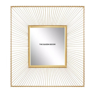 Miroir mural décoratif de style antique, nouveau design, pour la décoration de la pièce, miroir mural de qualité supérieure, design fantaisie standard, décoratif - Product Image 2