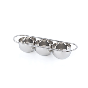 Bol de service en aluminium pour table, idéal pour la décoration intérieure et le service, rehaussant l'attrait visuel - Product Image 5