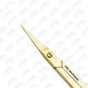 Herramientas de belleza profesionales de manicura dorada, Tijeras para uñas de alta calidad, cortaúñas con borde inclinado, Tijera para cutículas, instrumentos de belleza - Product Image 6