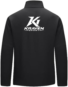Manteau uniforme pour le personnel administratif des écoles, en tissu softshell résistant à l'eau de couleur noire, design professionnel et fabrication OEM - Product Image 2