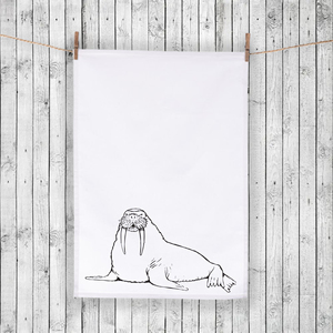 Serviette de cuisine personnalisée avec imprimé girafe, style moderne, blanche, 100% coton, lavable, textile de maison durable pour hôtel - Product Image 5
