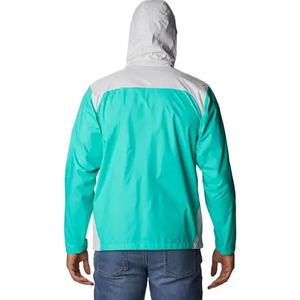 Men's <b>Jackets</b> Lightweight Hooded Windbreaker Water Resistant Full Zip Outdoor <b>Jacket</b> Custom Logo Private Label Supplier - Product Image 3