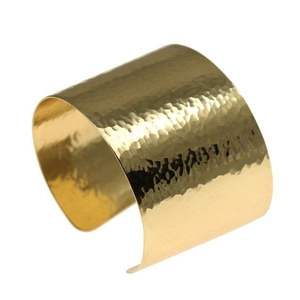 Boutons de manchette et bracelets en laiton et cuivre anciens, élégance ethnique intemporelle avec accessoires de mode en cristal - Product Image 5