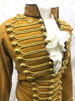 Veste Femme Napoléon Hussar Tunique brodée à la main Laine de haute qualité