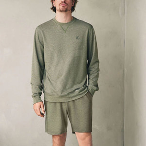<b>Men</b> Fleece Sweatshirt Casual <b>Pullover</b> Long Sleeve Winter Warm Crew Neck Comfort Fit <b>Men</b> Fitted Sweatshirt Casual Winter <b>Pullover</b> - Product Image 5