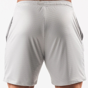 Pantalones Cortos Deportivos de Malla para Hombre, con Bolsillos, Cintura Elástica, 100% Poliéster, Cómodos, Estilo Atlético, Última Tendencia - Product Image 5