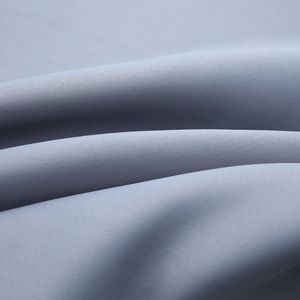 2 pezzi grigio 54 "x 63" tessuto oscurante tende con anelli Premium tende & mantovane - Product Image 4