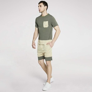 Top and Shorts Sets Casual T-Shirts Set Summer High Quality Men Shorts Sets - Product Image 2