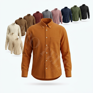 Camisa de Vestir con Botones, Estilo Moderno para Oficina, Casual y Formal, Corte Ajustado, Blusa de Algodón, Material Personalizado, Venta al por Mayor - Product Image 1