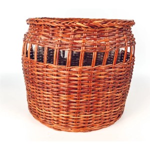 Juego de Jarrones de Ratán Tejidos a Mano, Macetas de Mimbre Ecológicas, Jarrones de Piso Rústicos Estilo Boho para Decoración del Hogar, Sala de Estar, Hotel, Boda - Product Image 3