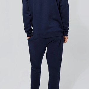 Custom Men's 100% Cotton <b>Hip</b> Hop Fleece Breathable Pullover Sports Tracksuit Regular Fit Color Block Joggers Hooded Winter Bulk - Product Image 3