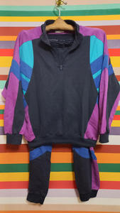 Conjunto de Chándal Cortavientos Estampado de Manga Larga para Hombre, Chándal de Alta Calidad de Microfibra y Nailon - Product Image 2