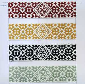 Ribete de encaje de malla ecológico premium con pedrería para proyectos de manualidades elegantes con adornos de cuentas y bordes dorados - Product Image 2