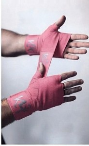 Bande de soutien pour poignet en cachemire rose KLY, respirante, antidérapante, fermeture à boucle auto-agrippante, protection professionnelle unisexe pour la musculation - Product Image 4